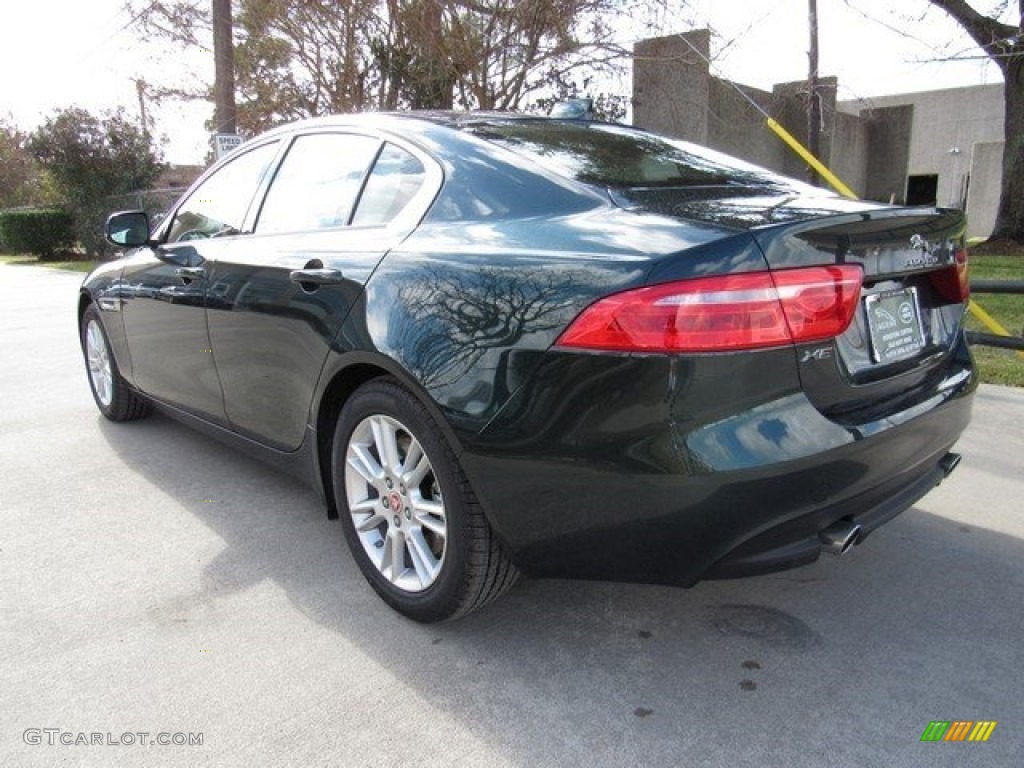 2017 XE 25t Premium - British Racing Green / Latte photo #12