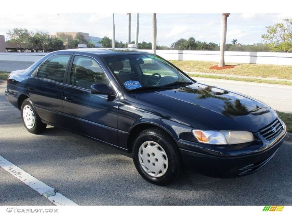 1999 Camry CE - Blue Velvet Pearl / Gray photo #7