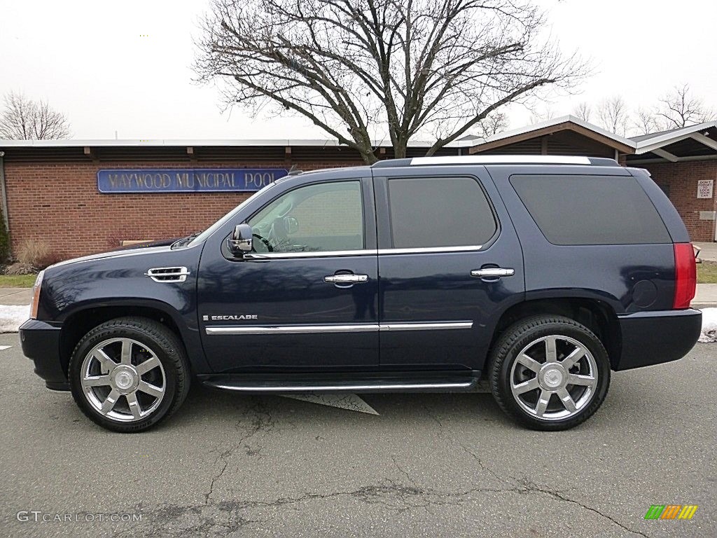 2008 Escalade AWD - Blue Chip / Ebony photo #2