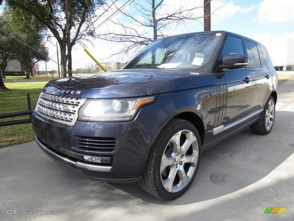 2017 Range Rover Supercharged - Loire Blue Metallic / Ebony/Ebony photo #10