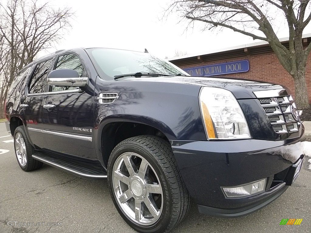 2008 Escalade AWD - Blue Chip / Ebony photo #7