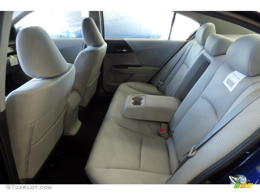 2017 Accord LX Sedan - Obsidian Blue Pearl / Gray photo #6