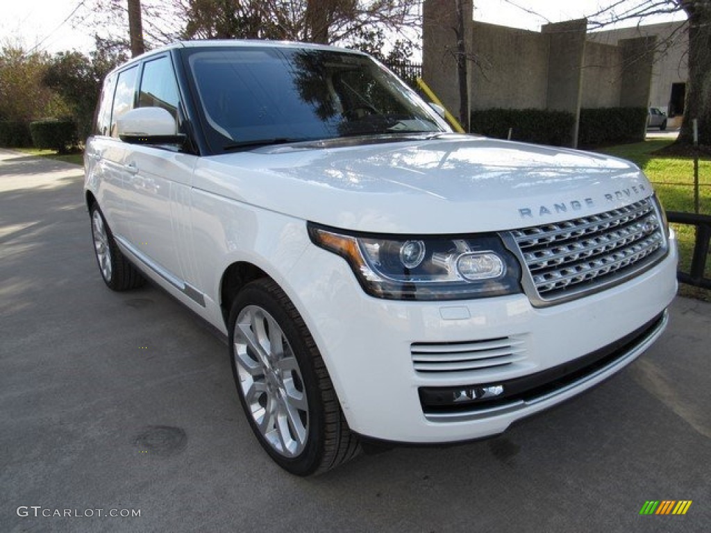 2017 Range Rover HSE - Fuji White / Espresso/Almond photo #2