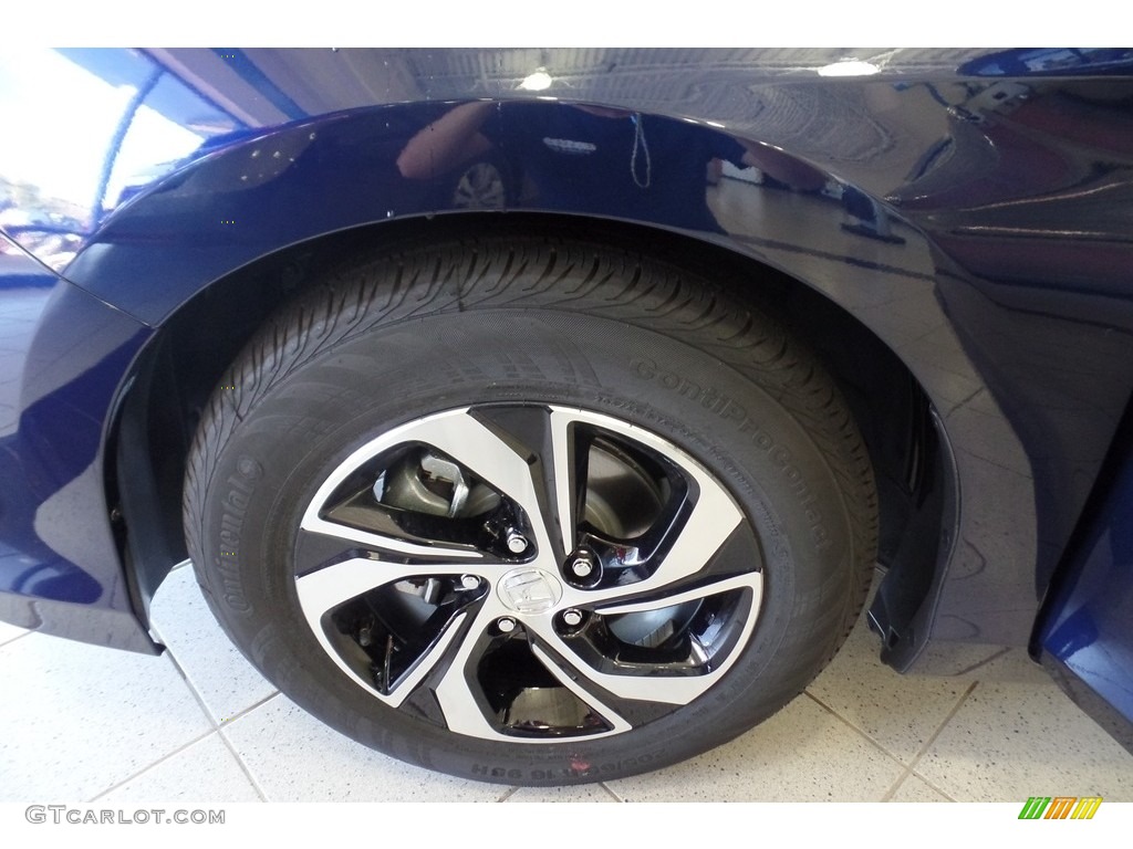 2017 Accord LX Sedan - Obsidian Blue Pearl / Gray photo #15