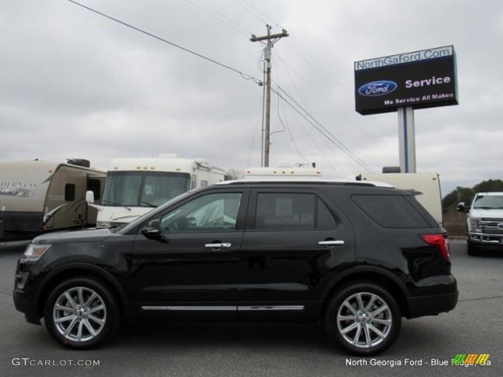 2017 Explorer Limited 4WD - Shadow Black / Ebony Black photo #2