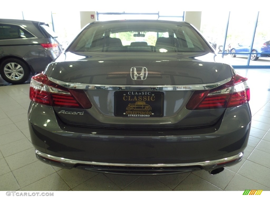2017 Accord LX Sedan - Modern Steel Metallic / Black photo #5