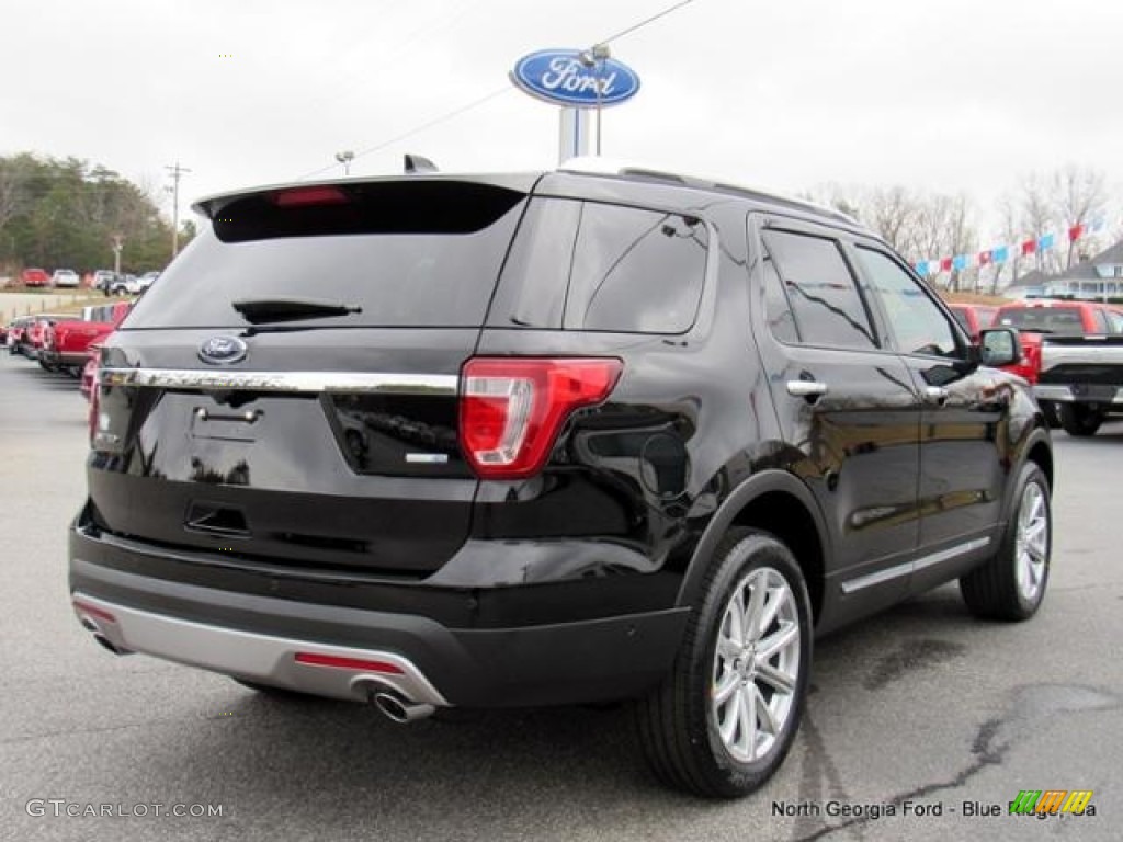2017 Explorer Limited 4WD - Shadow Black / Ebony Black photo #5