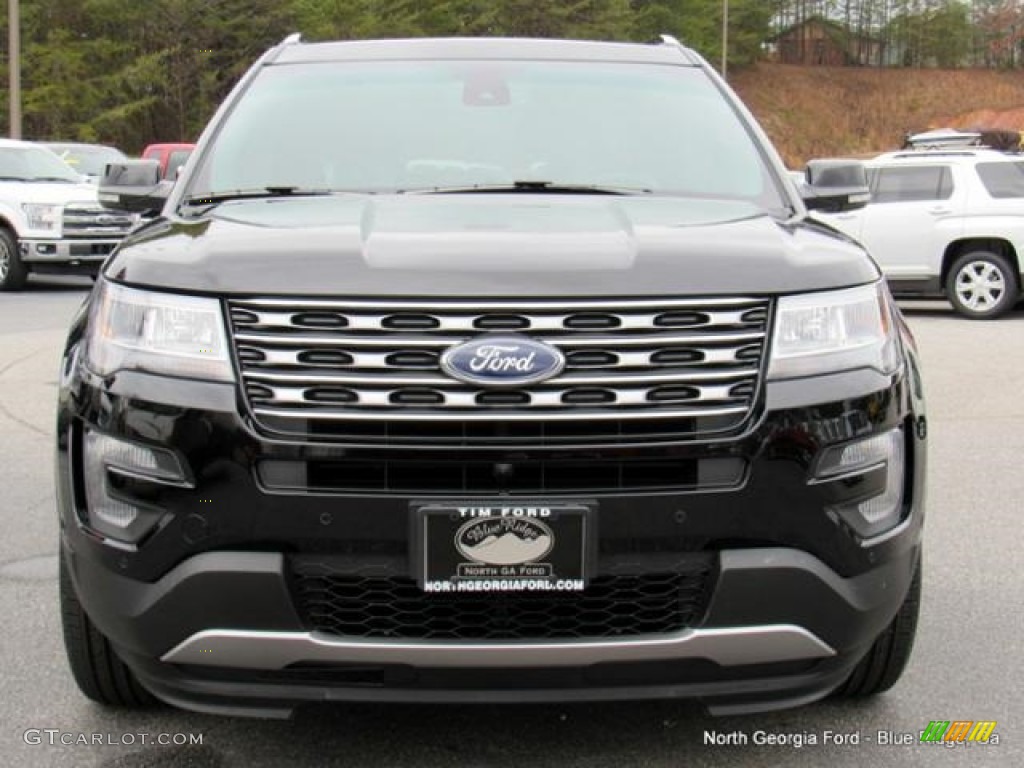 2017 Explorer Limited 4WD - Shadow Black / Ebony Black photo #8