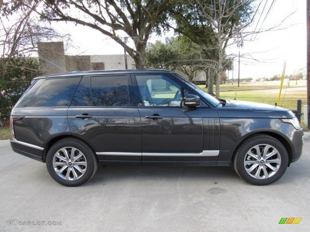 Carpathian Grey Metallic 2017 Land Rover Range Rover Standard Range Rover Model Exterior Photo #118130705