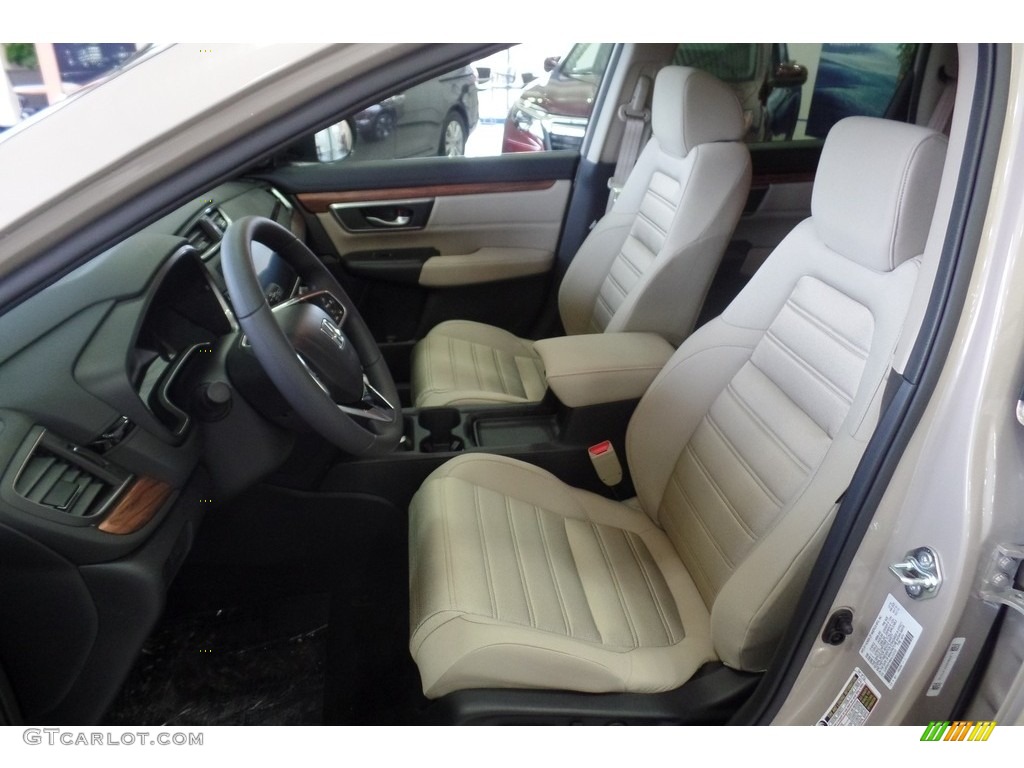 Ivory Interior 2017 Honda CR-V EX AWD Photo #118130720
