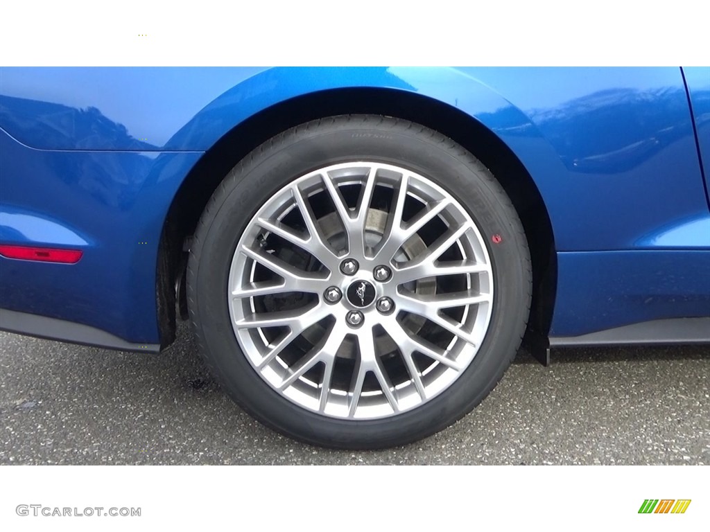 2017 Mustang GT Premium Coupe - Lightning Blue / Ebony photo #21