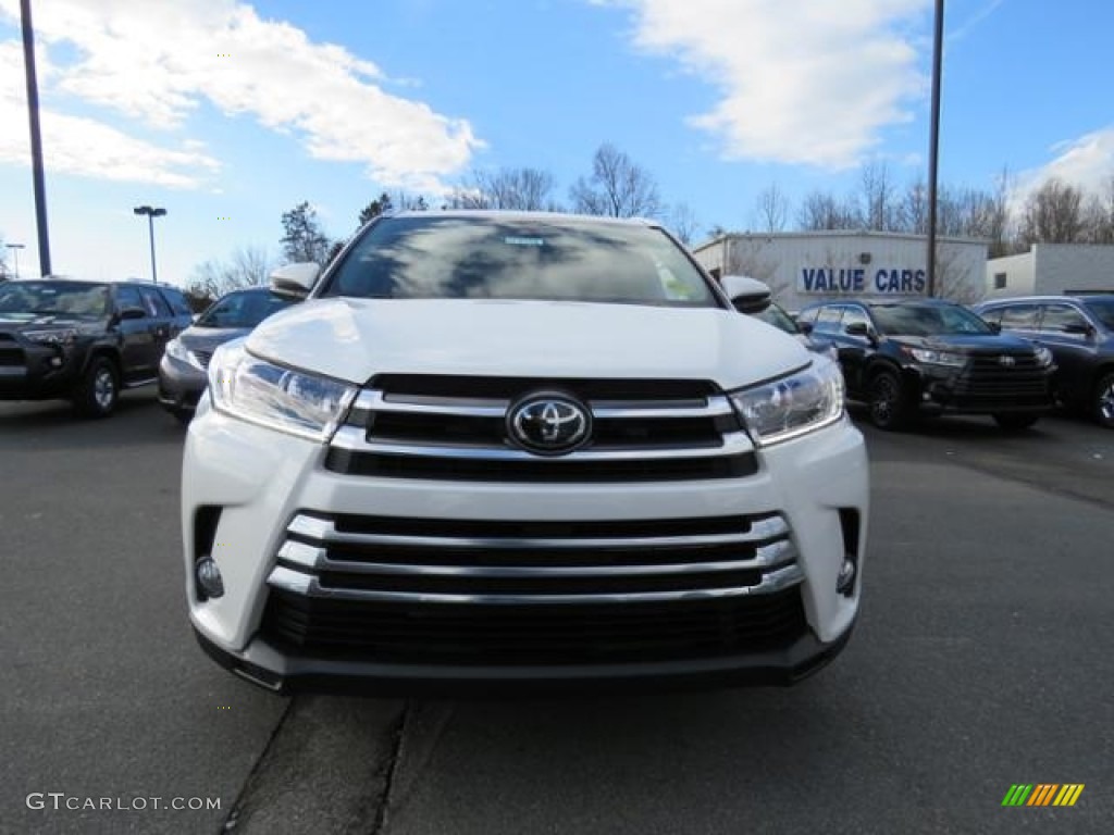 2017 Highlander Limited - Blizzard White Pearl / Ash photo #2