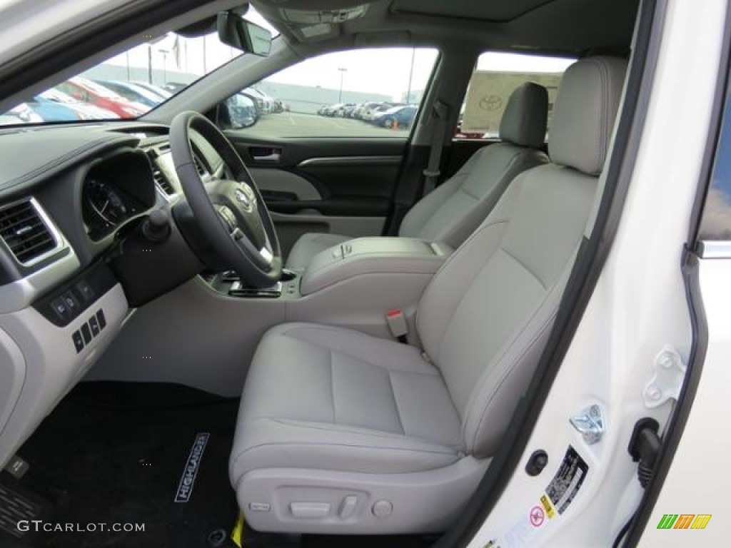 Ash Interior 2017 Toyota Highlander Limited Photo #118134987