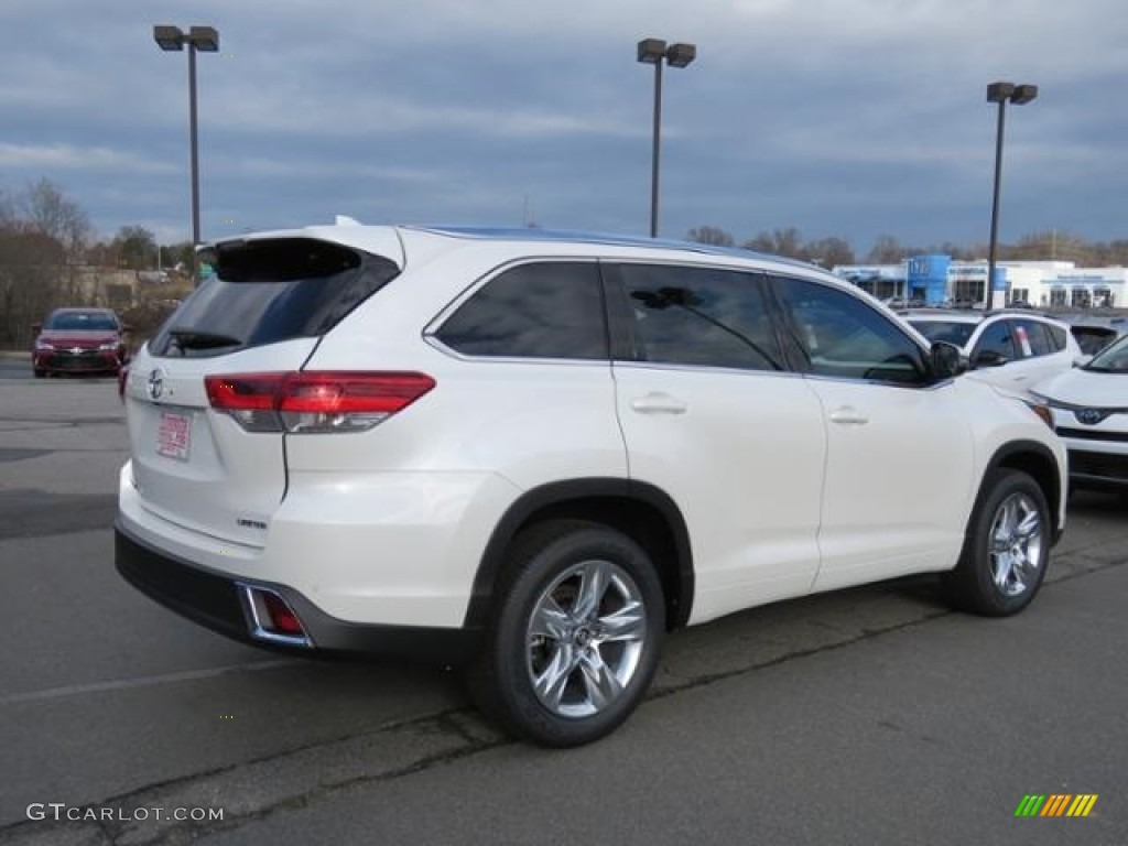 2017 Highlander Limited - Blizzard White Pearl / Ash photo #27