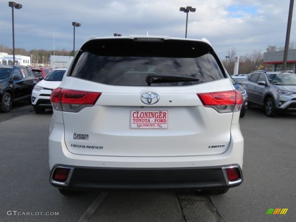 2017 Highlander Limited - Blizzard White Pearl / Ash photo #28