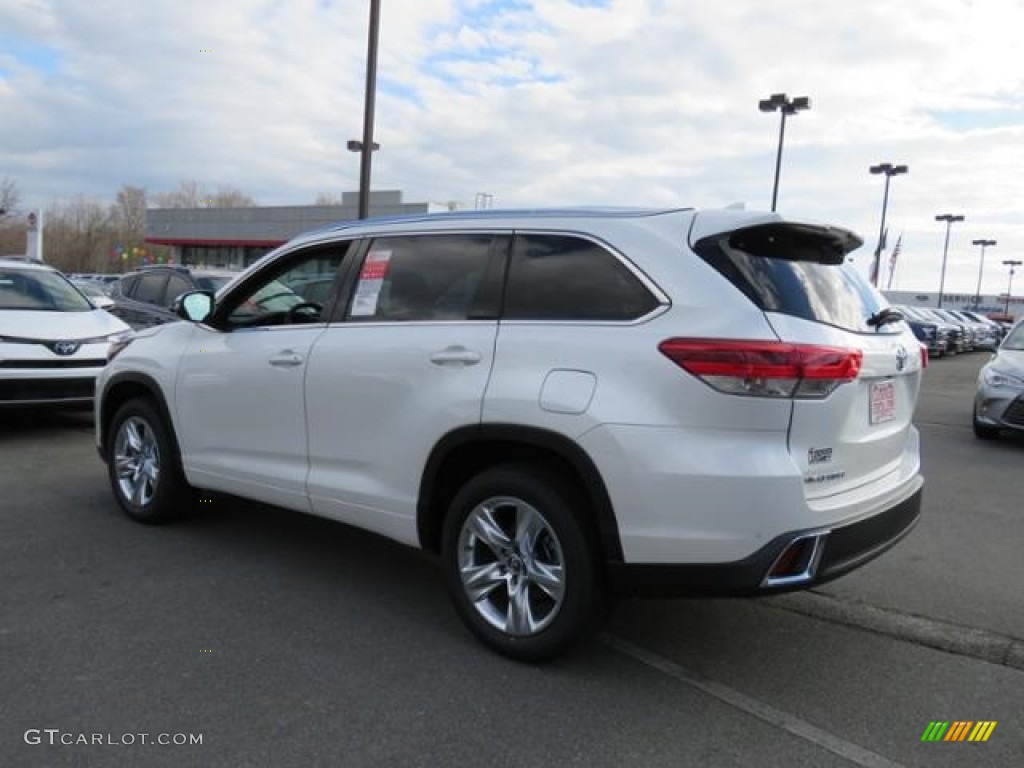 2017 Highlander Limited - Blizzard White Pearl / Ash photo #29