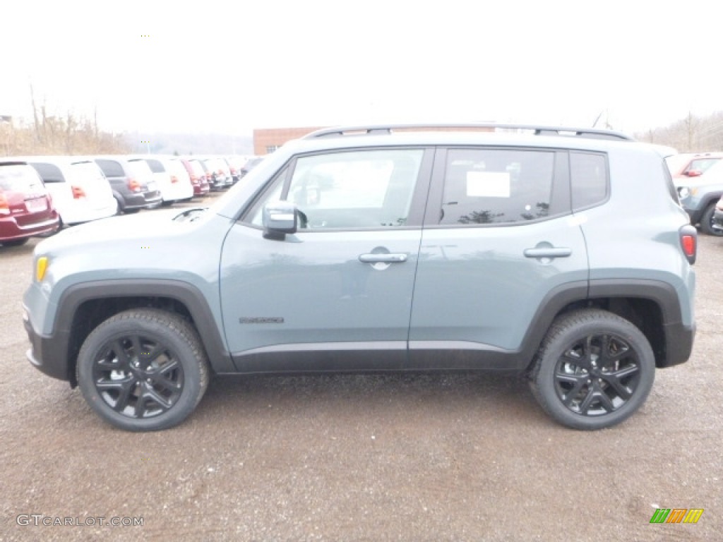 2017 Renegade Altitude 4x4 - Anvil / Black photo #3