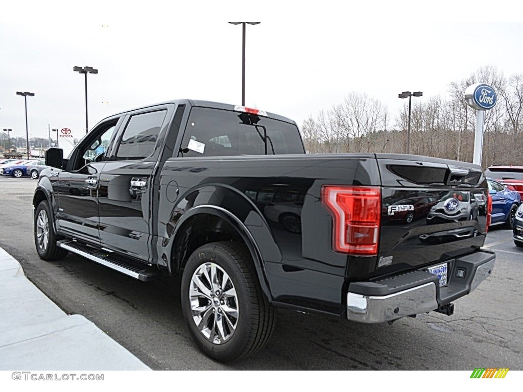 2017 F150 Lariat SuperCrew - Shadow Black / Black photo #29