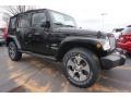 2017 Black Jeep Wrangler Unlimited Sahara 4x4  photo #4