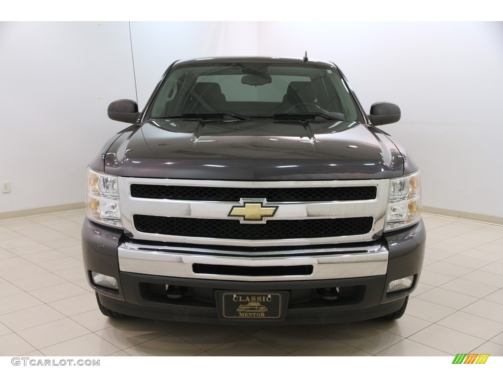 2011 Silverado 1500 LT Extended Cab 4x4 - Taupe Gray Metallic / Light Titanium/Ebony photo #2