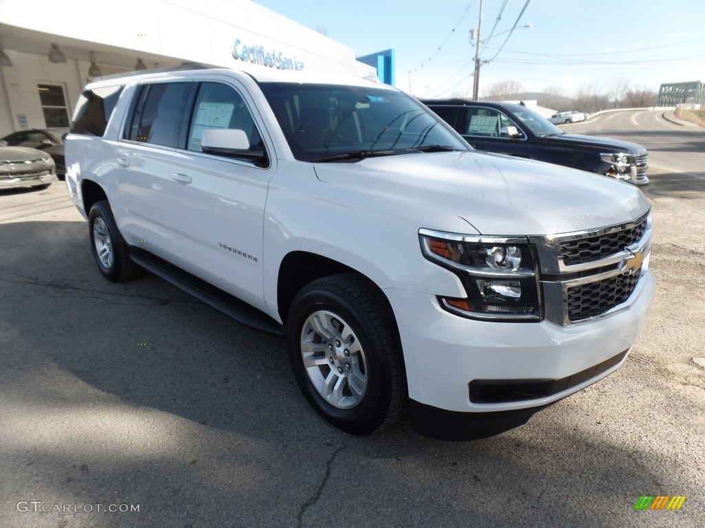 2017 Summit White Chevrolet Suburban Ls 4wd 118135926 Gtcarlot 2017 Suburban Ls 4wd Summit White Jet Black Photo 1