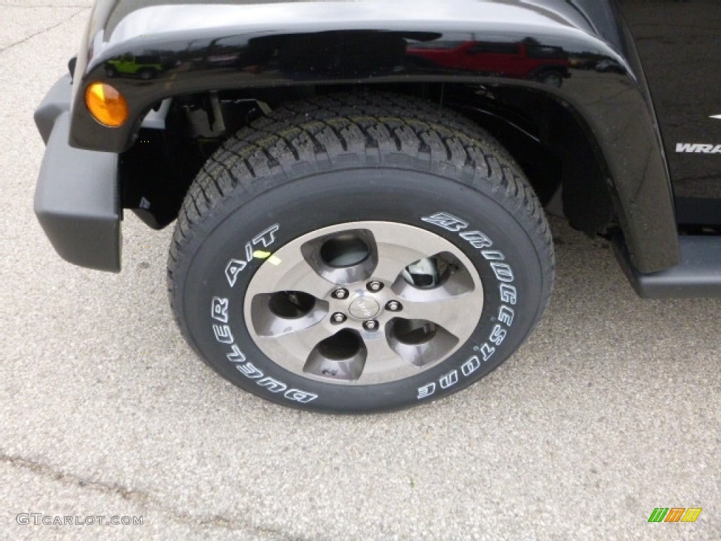 2017 Wrangler Sahara 4x4 - Black / Black photo #2