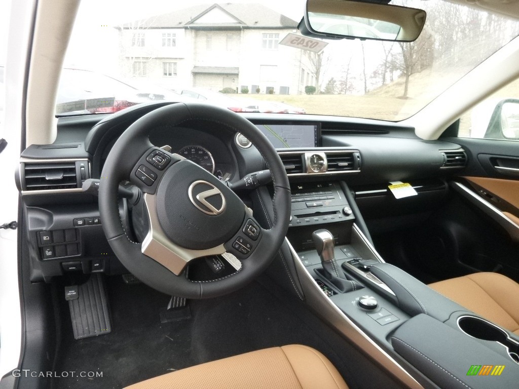 Flaxen Interior 2017 Lexus IS 300 AWD Photo #118138848