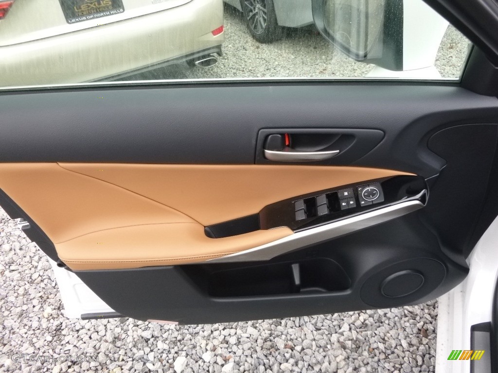 2017 Lexus IS 300 AWD Flaxen Door Panel Photo #118138869