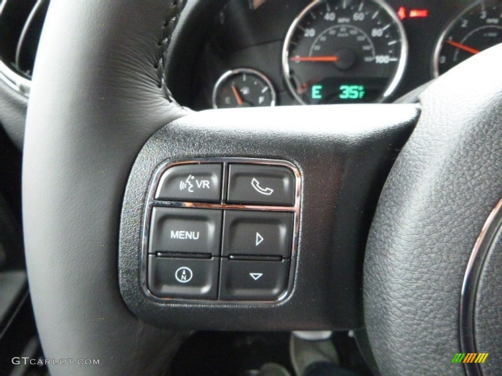 2017 Wrangler Sahara 4x4 - Black / Black photo #17