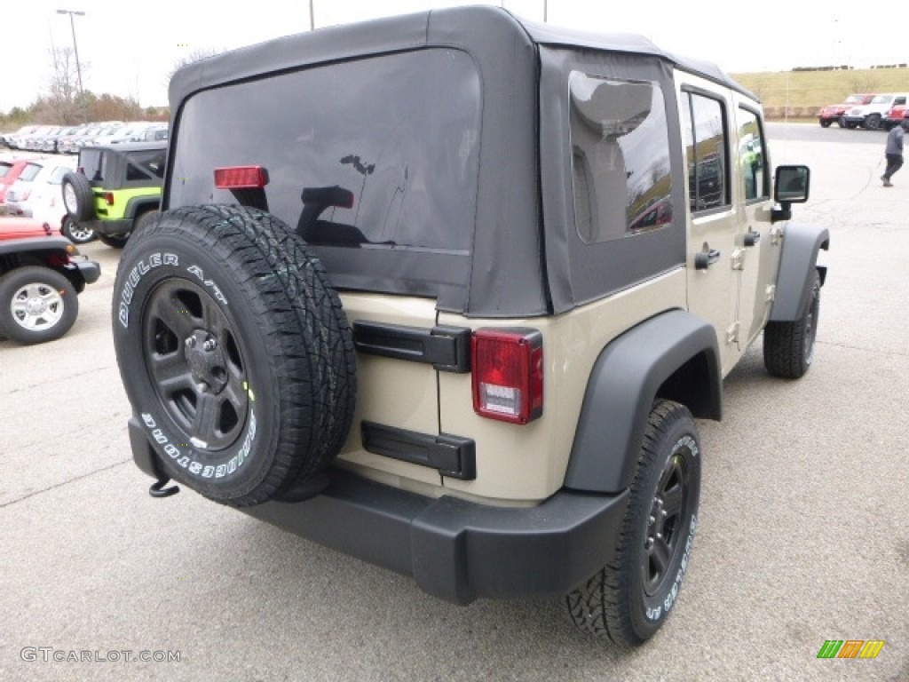 2017 Wrangler Unlimited Sport 4x4 - Gobi / Black photo #7