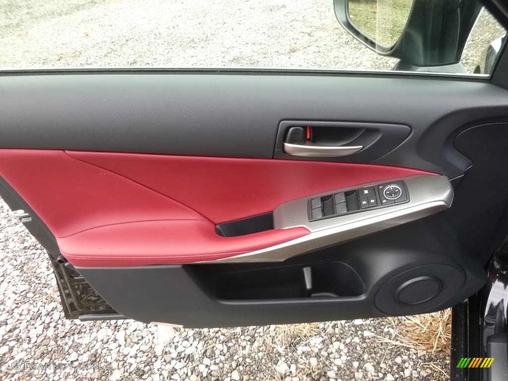 2017 Lexus IS 300 AWD Rioja Red Door Panel Photo #118139922