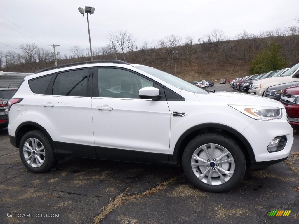 2017 Escape SE 4WD - Oxford White / Charcoal Black photo #1