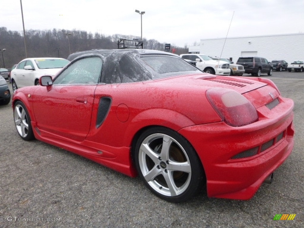 2002 MR2 Spyder Roadster - Absolutely Red / Black photo #5