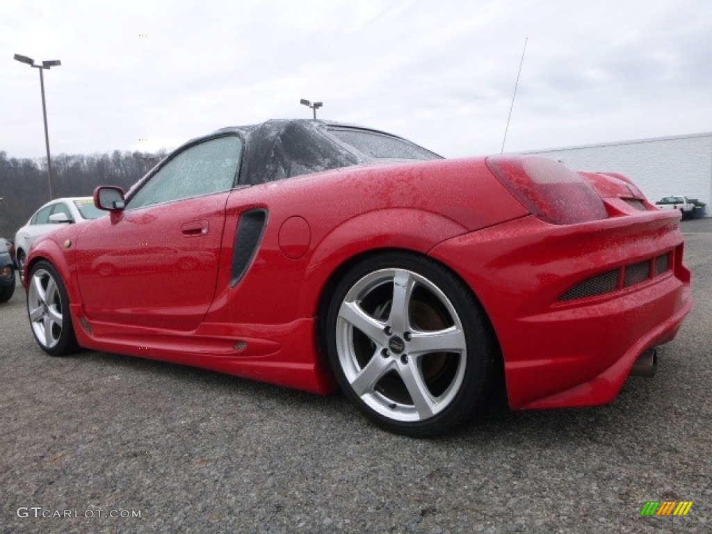 2002 MR2 Spyder Roadster - Absolutely Red / Black photo #6