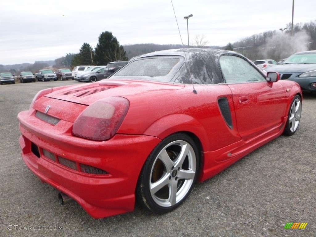 2002 MR2 Spyder Roadster - Absolutely Red / Black photo #9