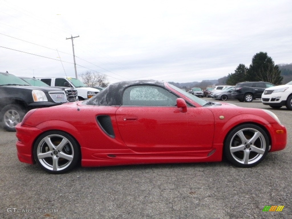 2002 MR2 Spyder Roadster - Absolutely Red / Black photo #10