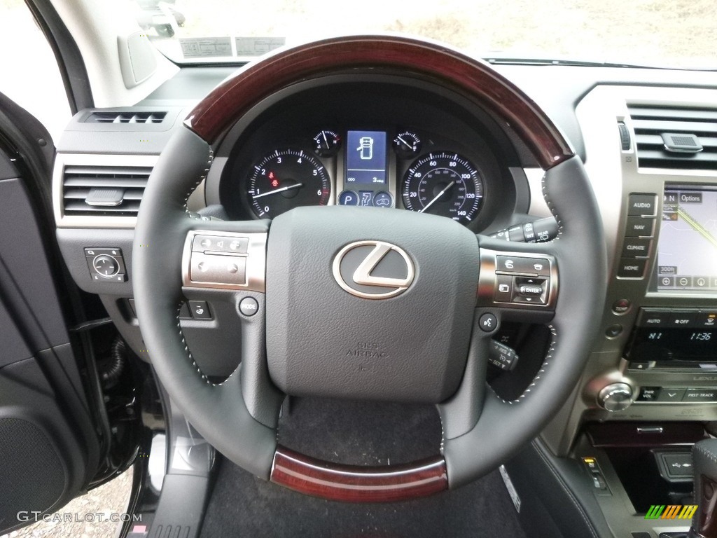 2017 Lexus GX 460 Luxury Black Steering Wheel Photo #118141038