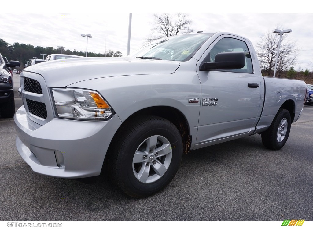 Bright Silver Metallic 2017 Ram 1500 Tradesman Regular Cab Exterior Photo #118141146