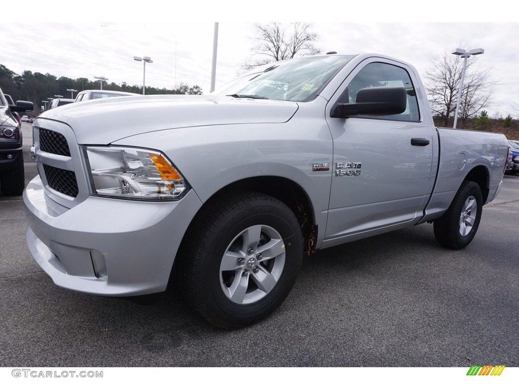 2017 1500 Tradesman Regular Cab - Bright Silver Metallic / Black/Diesel Gray photo #1