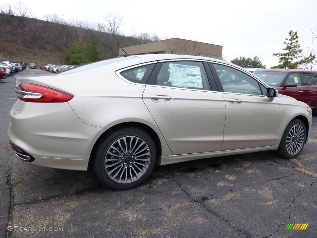 2017 Fusion SE AWD - White Gold / Ebony photo #2