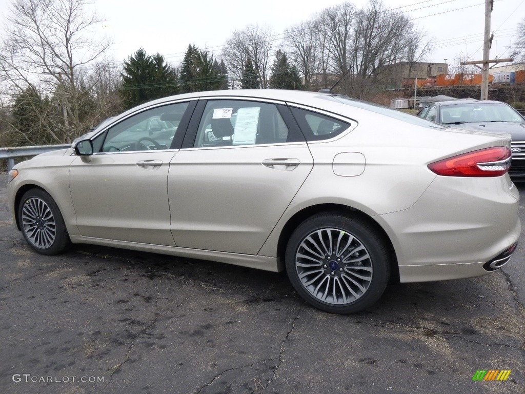 2017 Fusion SE AWD - White Gold / Ebony photo #4