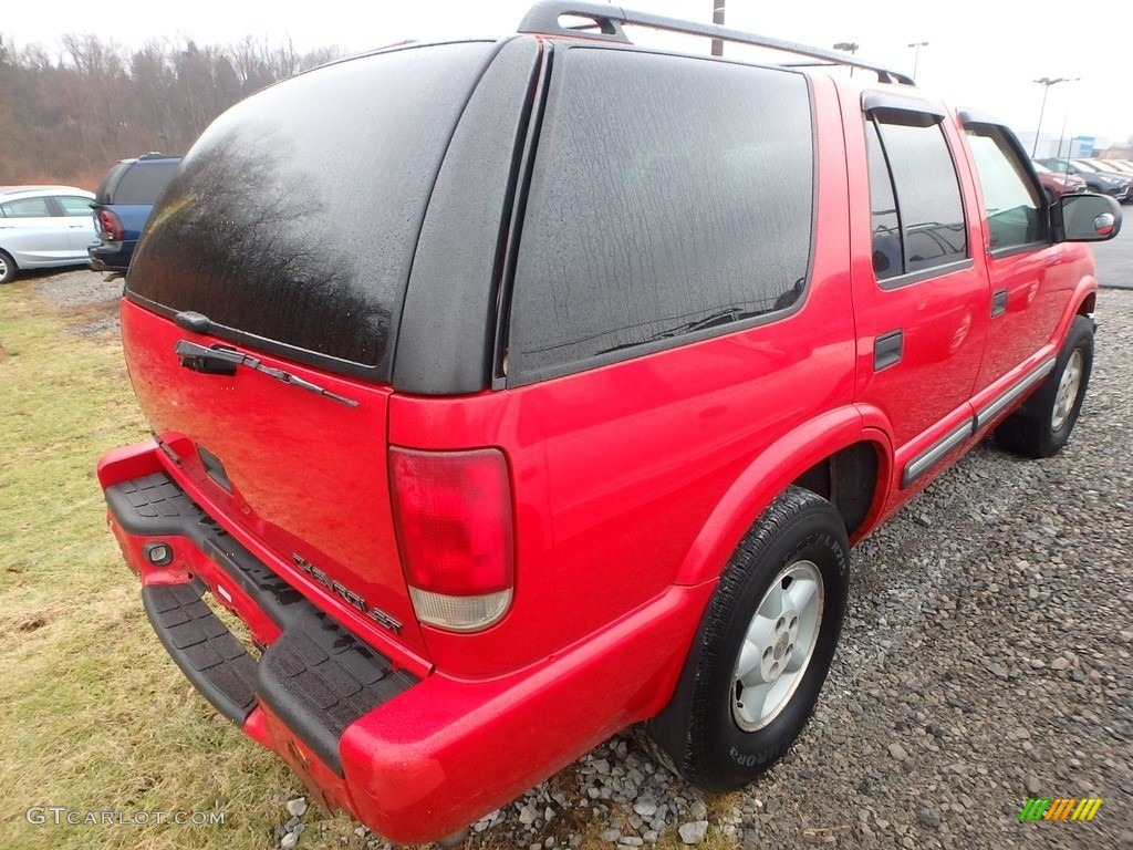 2001 Blazer LS 4x4 - Victory Red / Graphite photo #4