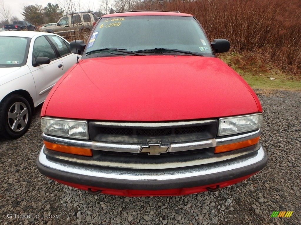 2001 Blazer LS 4x4 - Victory Red / Graphite photo #6