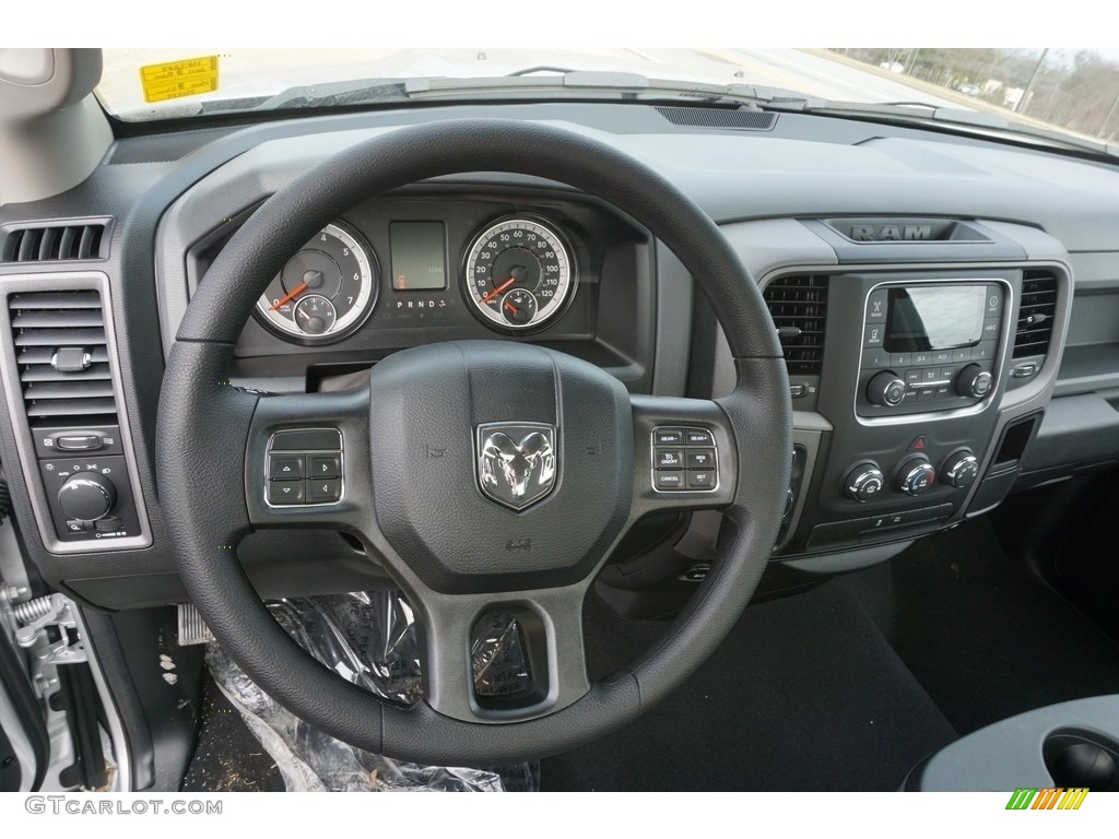 2017 1500 Tradesman Regular Cab - Bright Silver Metallic / Black/Diesel Gray photo #7