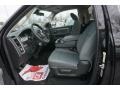 Black/Diesel Gray 2017 Ram 1500 Express Regular Cab Interior Color