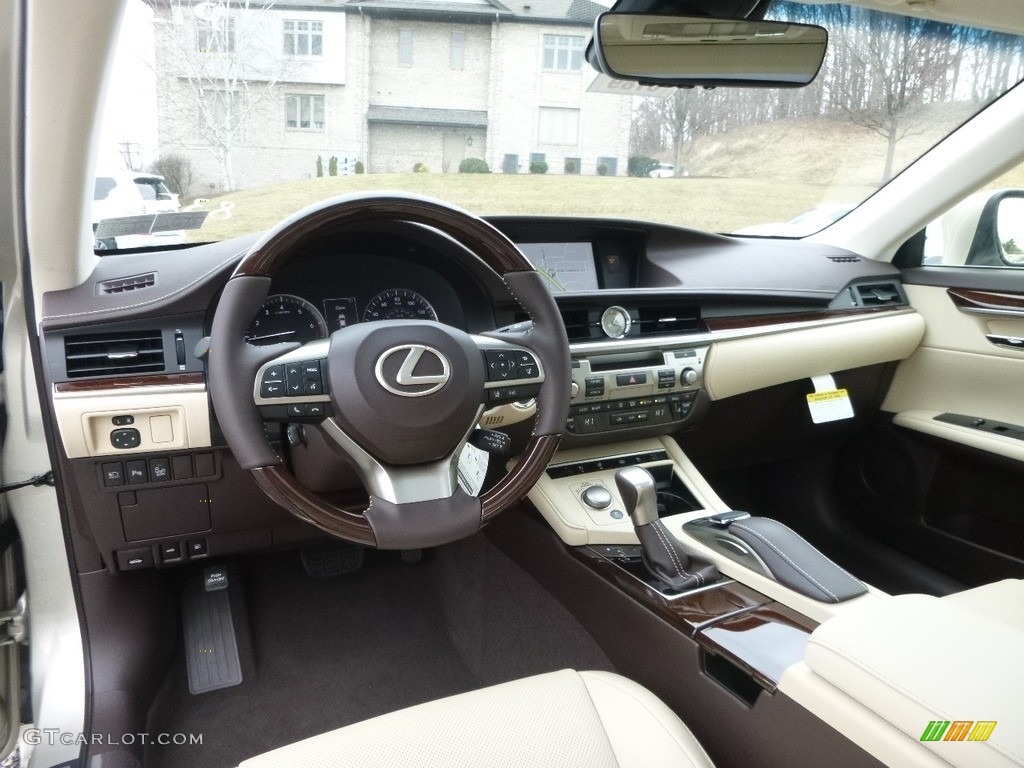 Parchment Interior 2017 Lexus ES 350 Photo #118143864