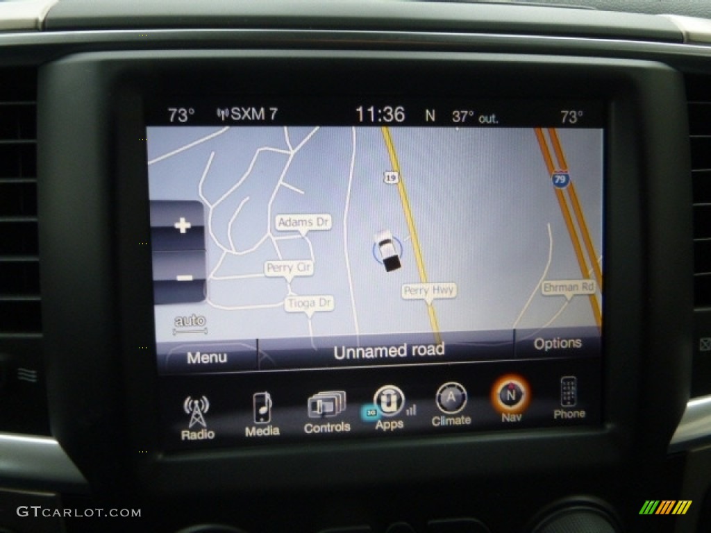 2017 1500 Big Horn Crew Cab 4x4 - Bright Silver Metallic / Black/Diesel Gray photo #17