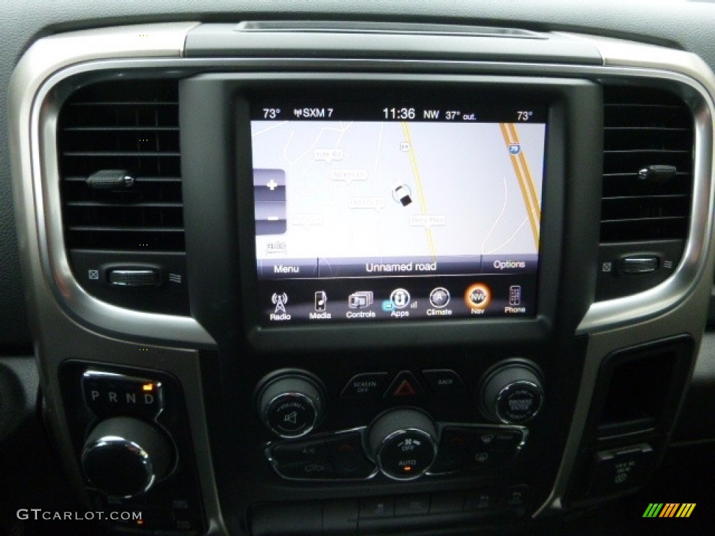 2017 1500 Big Horn Crew Cab 4x4 - Bright Silver Metallic / Black/Diesel Gray photo #19