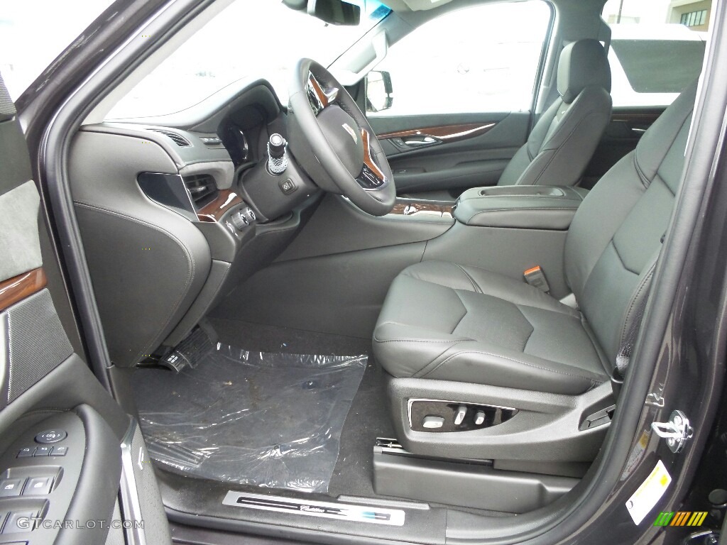 Jet Black Interior 2017 Cadillac Escalade ESV Premium Luxury 4WD Photo #118146572