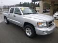 Bright Silver Metallic - Dakota SLT Crew Cab 4x4 Photo No. 6